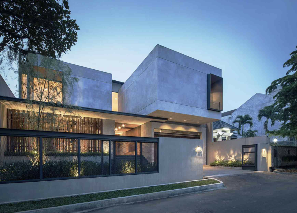 gaya desain rumah Industrial Minimalis