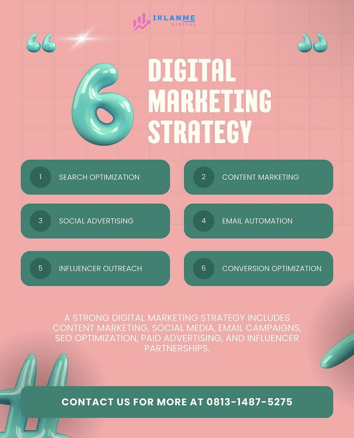 Iklanme digital marketing - 0813 1487 5275