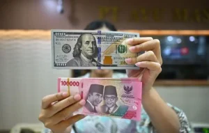 Rupiah melemah