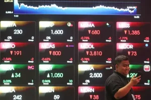 Anjloknya IHSG sebesar 4,15 persen