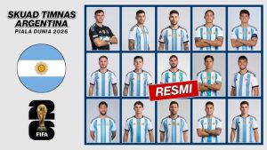 Skuad Timnas Argentina Piala Dunia 2026