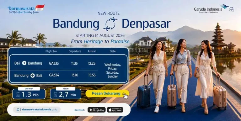 Garuda Indonesia Kembali Buka Rute Bandung-Denpasar, Ini Jadwal Mulai Terbang