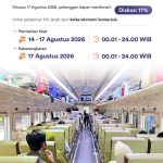 Diskon Tiket KAI 17 Agustus 2026, Cek Jadwal Kereta Antarkota dan Jabodetabek